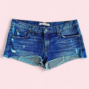 J BRAND | vintage dark denim cutoff shorts